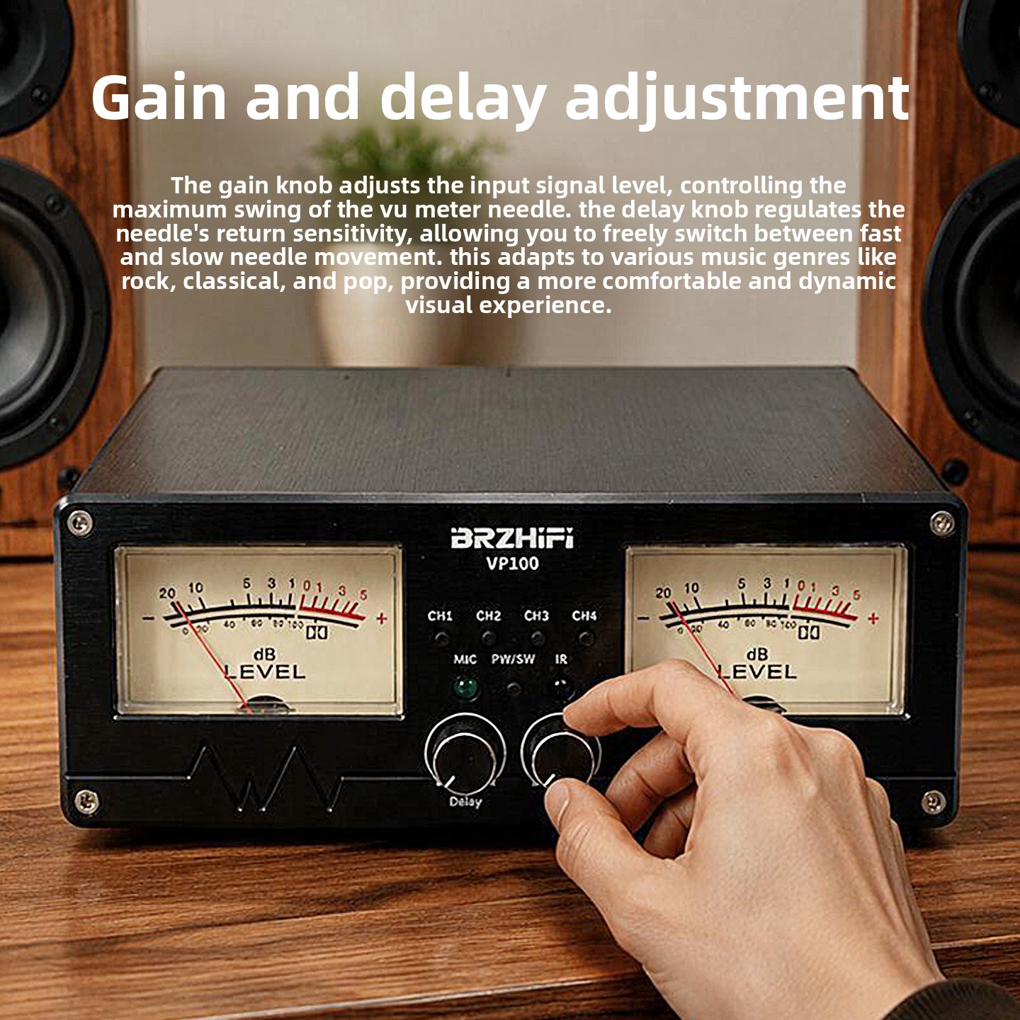 Audio Without Music - BRZHIFI 2027 новый VP100 музыкальный измеритель