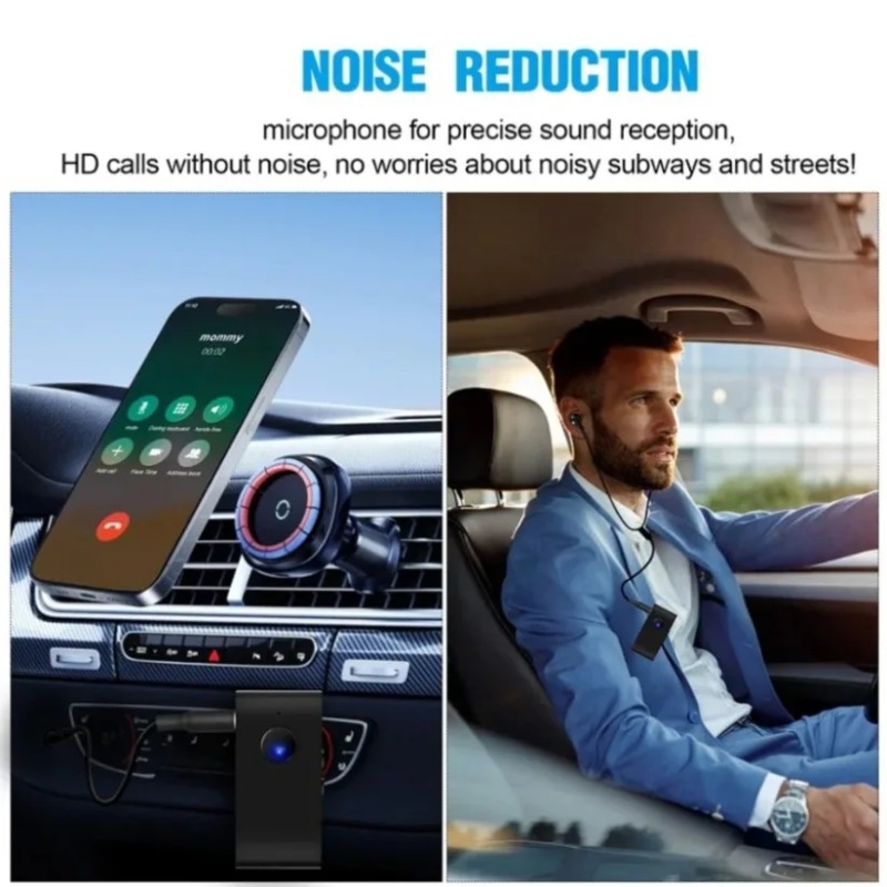 Audio Without Music - Аудиоприемник Bluetooth 5.0 с проводными наушниками