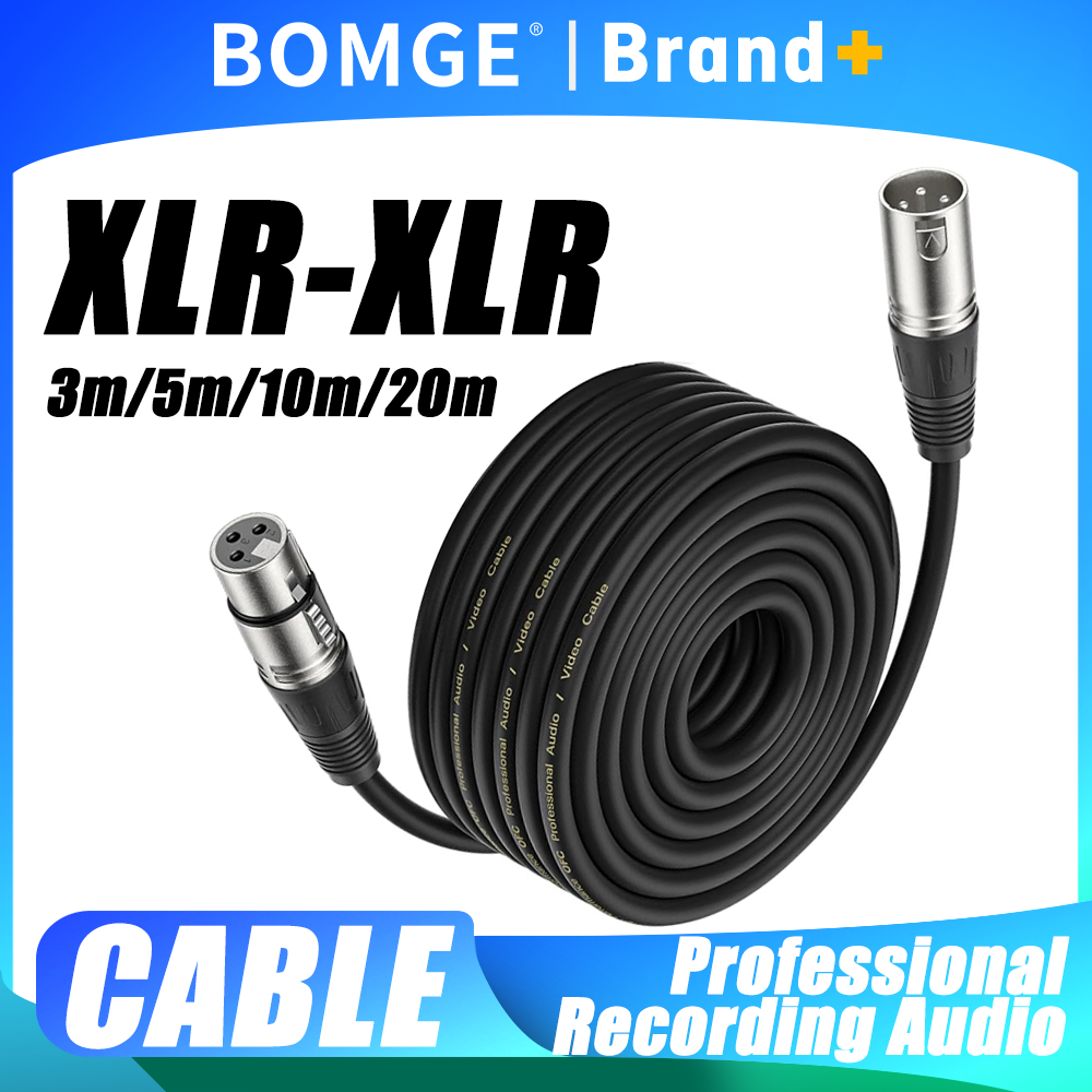 Cable Xlr Balanced - Высококачественный XLR-кабель (штекер-гнездо) 3-контактный, балансный аудиокабель