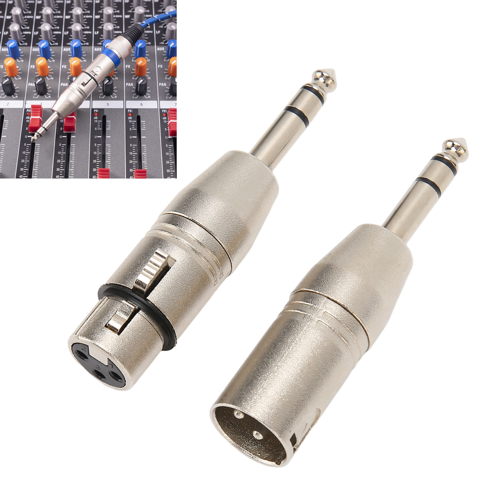 2 шт. 1/4 дюйма TRS-XLR адапте – обзор и цена Cable Xlr Balanced