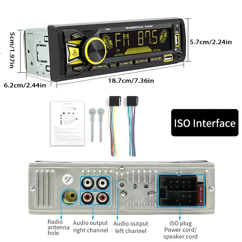 Автомобильное FM-радио 1DIN, ц – обзор и цена Audio Without Music